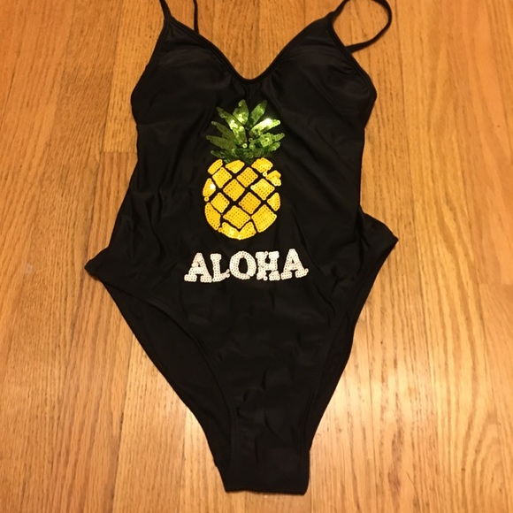Aloha One Piece Swimsuit - Picture 2 of 4